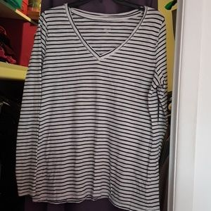 Striped long sleeve shirt